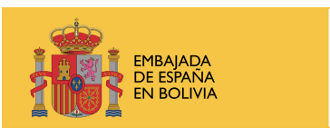 embajada de espana en bolivia logo